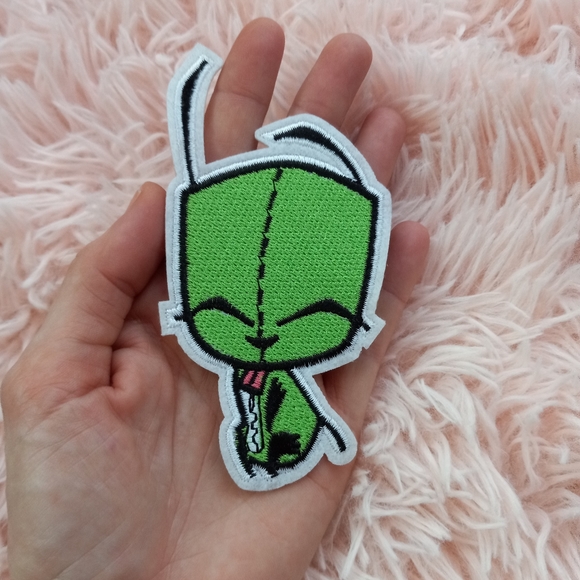 SOLD @ MARKET Invader Zim Gir patch! Nice sized, strong glue. Discontinued - Picture 3 of 4